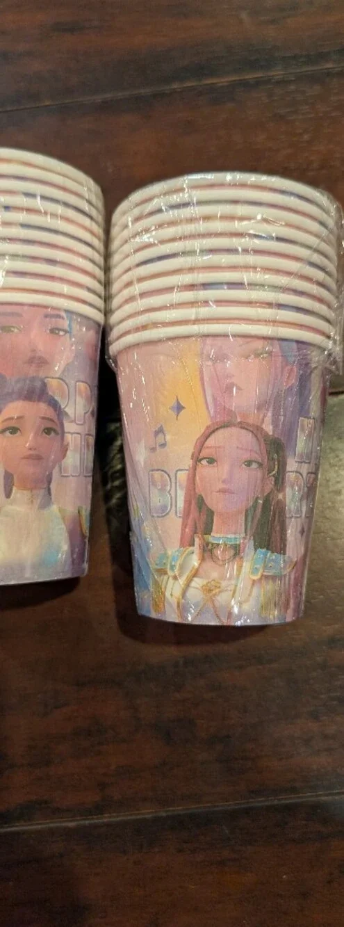 New 20 K-pop Demon Hunters Party Paper Cups